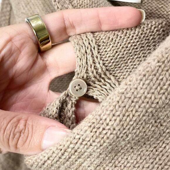 Aritzia Wilfred Barque Sweater Vest In Oatmeal Large - Picture 4 of 6